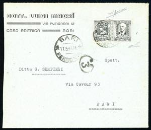 1944 - 25 cent. marca da bollo Imposta ... 