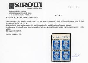 1943 - Soprastampati G.N.R., ... 