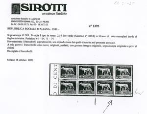 1943 - Soprastampati G.N.R., ... 