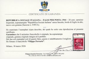 1944 - 20 cent. Imperiale, ... 