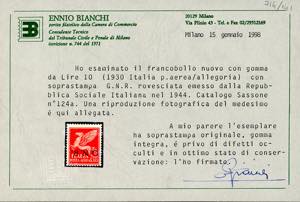 1944 - Soprastampati G.N.R. di ... 