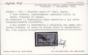 1944 - Soprastampati G.N.R. di ... 