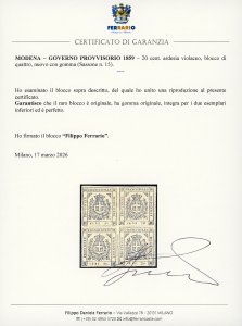 1859 - 20 cent. ardesia violaceo ... 