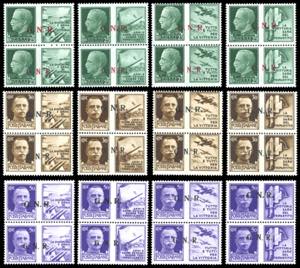 1943 - Soprastampati G.N.R. di Brescia, ... 