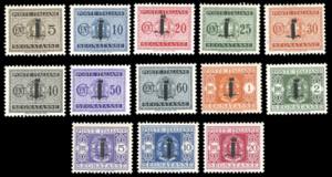 1944 - Soprastampati fascetto, serie ... 