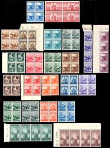 1945/48 - Democratica (543/565), quattro ... 