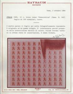 1945 - 10 cent. Democratica (543), ... 