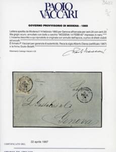 1860 - 20 cent. lilla violaceo ... 