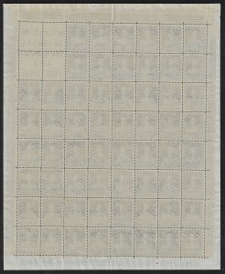 1949 - 50 lire Volta (612), foglio ... 