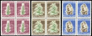 1950 - Tabacco, serie completa (629/631), ... 