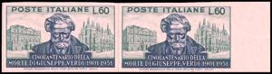 1951 - 60 lire Verdi (679), prova su carta ... 