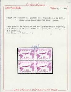 1961 - 205 lire Gronchi Rosa ... 