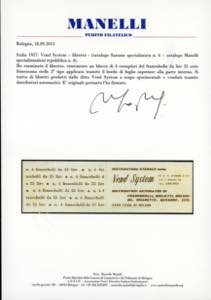 1957 - Due libretti Vend System ... 