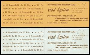 1957 - Due libretti Vend System Fiera di ... 