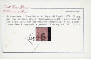 1858/59 - Serie completa di 14 ... 