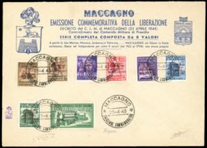 MACCAGNO 1945 - Monumenti Distrutti, serie ... 