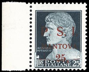 MANTOVA 1945 - 25 lire su 25 lire ... 