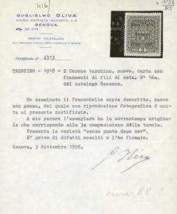 TRENTINO ALTO ADIGE 1918 - 2 k. ... 