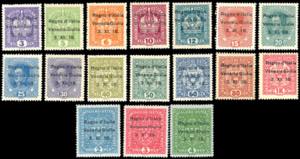 VENEZIA GIULIA 1918 - Prima emissione, serie ... 