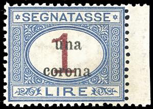 TRENTO E TRIESTE SEGNATASSE 1919 - Una ... 