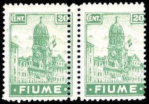 FIUME 1919 - 20 cent. Allegorie e Vedute, ... 
