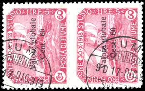 FIUME 1919 - 60 cent. su 60 cent. ... 