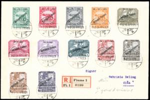 FIUME 1921 - Soprastampati Costituente ... 