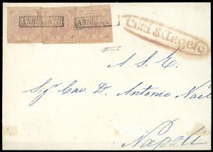 1859 - 2 grana rosa carminio, I tavola, ... 