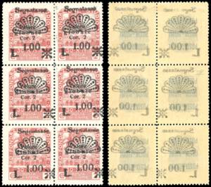 FIUME SEGNATASSE 1921 - 1 lira su 2 cor. ... 