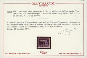 OCCUPAZIONE TEDESCA ZARA 1943 - ... 