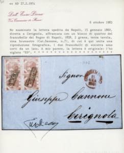 1860 - 2 grana III tavola (7), ... 