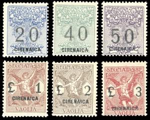 SEGNATASSE VAGLIA 1924 - Serie completa ... 