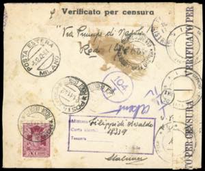 POSTA AEREA 1934 - 50 cent., 80 ... 