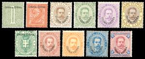 1893 - Prima emissione, serie completa ... 