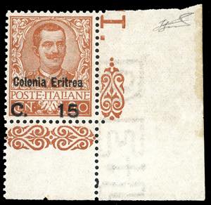 1905 - 15 cent. su 20 cent. Floreale, ... 