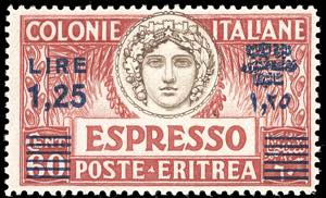 ESPRESSI 1937 - 1,25 lire su 60 cent., ... 