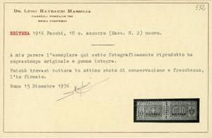 PACCHI POSTALI 1916 - 10 cent. ... 