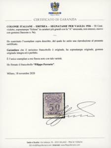 SEGNATASSE VAGLIA 1926 - 50 cent., ... 