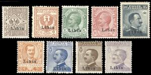 1912/15 - Soprastampati, serietta fino al 50 ... 