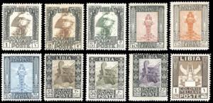 1924/29 - Pittorica, senza filigrana, serie ... 