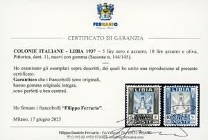 1937 - 5 lire e 10 lire Pittorica, ... 