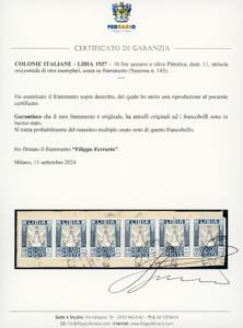 1937 - 10 lire Pittorica, dent. 11 ... 