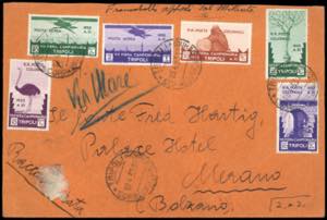 POSTA AEREA 1933 - 50 cent. e 2 lire + 50 ... 