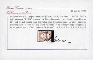 SEGNATASSE 1915 - 10 cent. cifre e ... 
