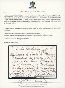 1753 - Lettera spedita dal ... 