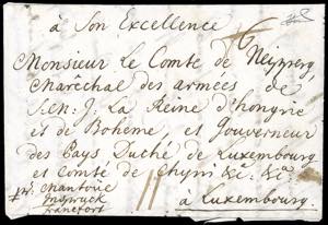 1753 - Lettera spedita dal Lombardo Veneto, ... 