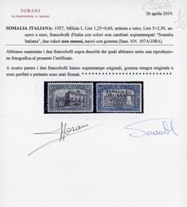 1927 - Milizia, errore di colore, ... 