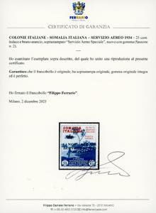 SERVIZIO AEREO 1934 - 25 cent. ... 