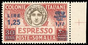 ESPRESSI 1940 - 1,25 lire su 30 b. Italia ... 