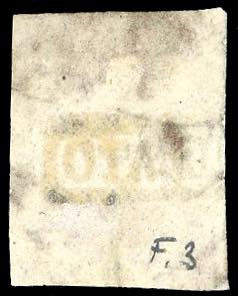 1859 - 10 grana rosso bruno, falso ... 